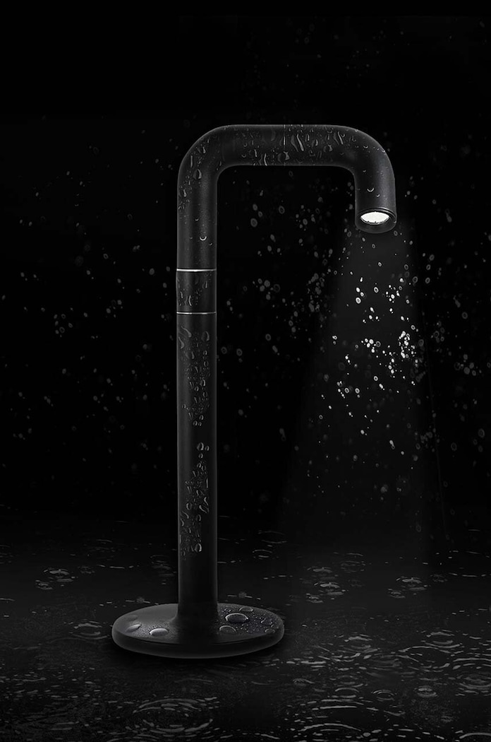 Bežična stolna lampa Sompex Pipe T crna 77000