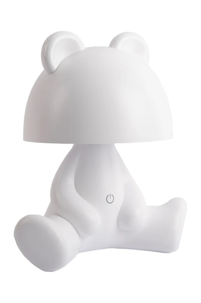 Leitmotiv Bežična led stolna svjetiljka Leitmotiv Bear bijela LM2192WH