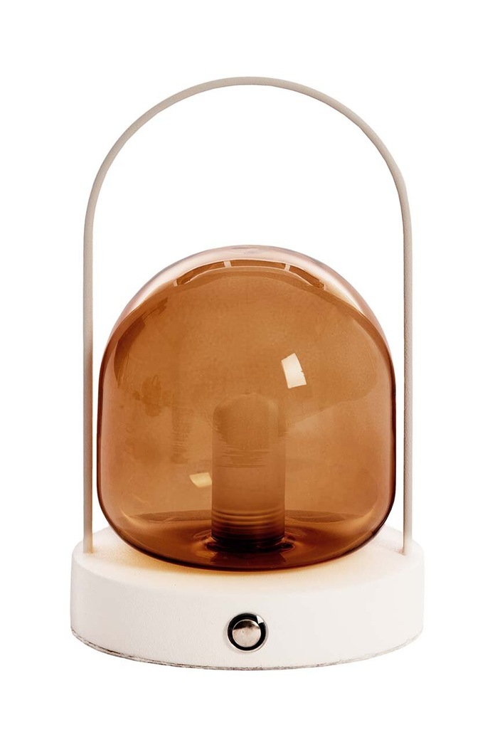 Bezdrátová stolní LED lampa Light & Living Yeremi hnědá 1889661