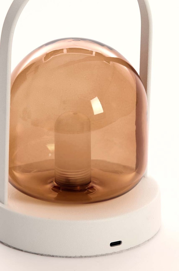 Obývací pokoj a ložnice Bezdrátová stolní LED lampa Light & Living Yeremi 1889661 hnědá