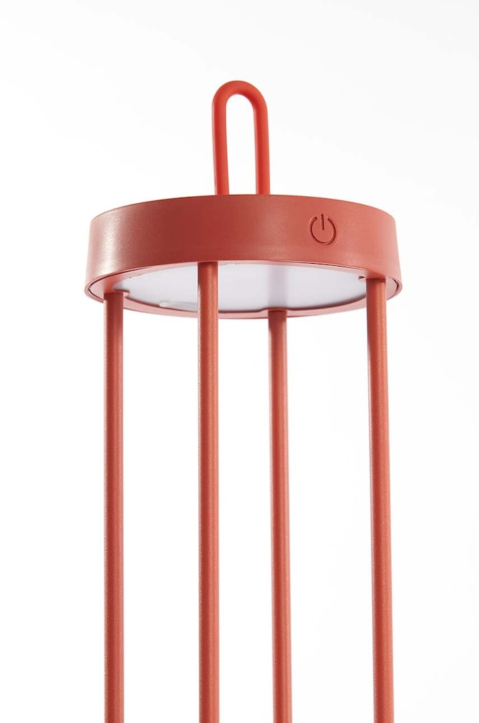 Bezdrátová stolní LED lampa Light & Living Isalo oranžová 1887194