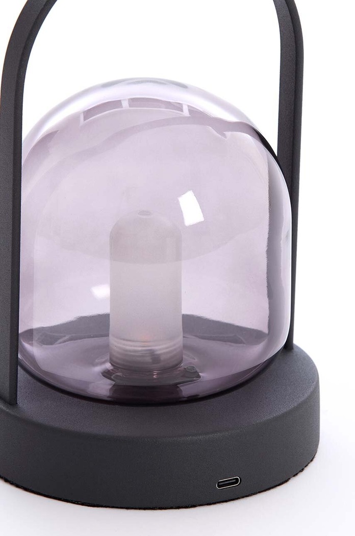 Living și dormitor Light & Living lampă de masă led fără fir Yeremi 1889612 negru