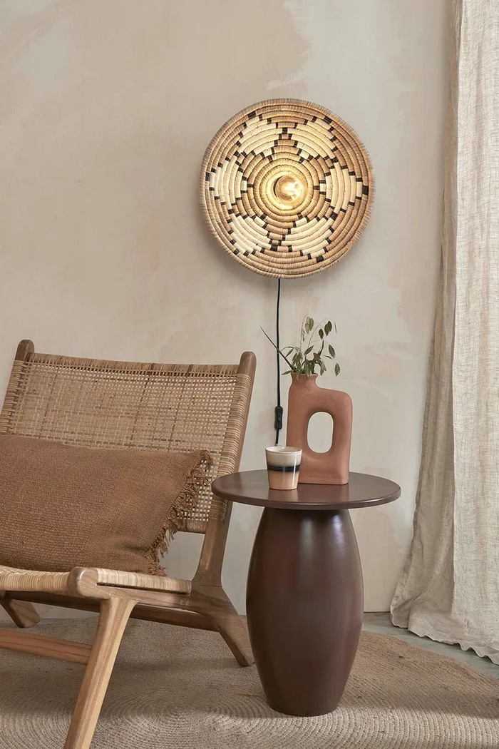 Living și dormitor Good&Mojo Lampă de perete Andros ANDW051NW multicolor