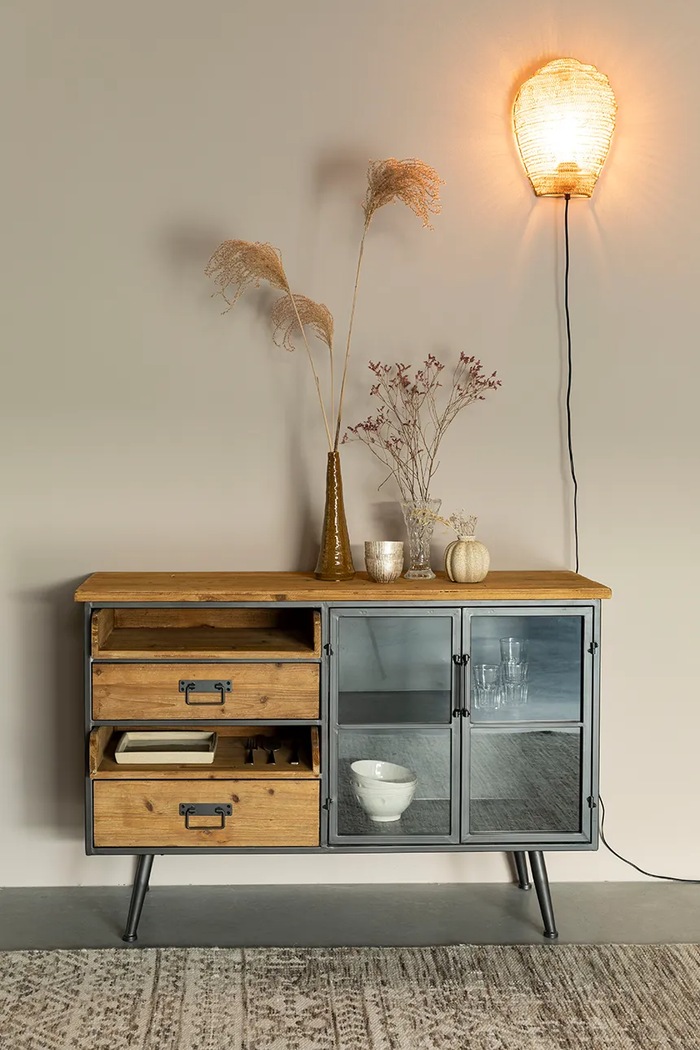Stenska luč White Label Living Lena 5400045 pisana