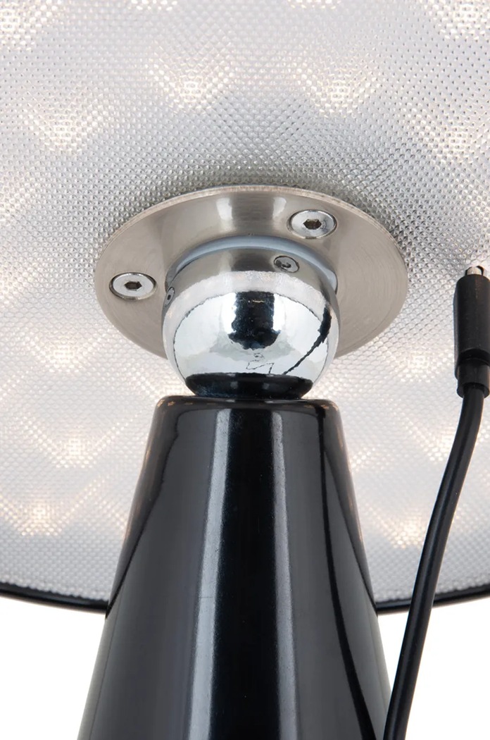 Living și dormitor Leitmotiv lampă de masă led fără fir Phoebe LED LM2073BK multicolor