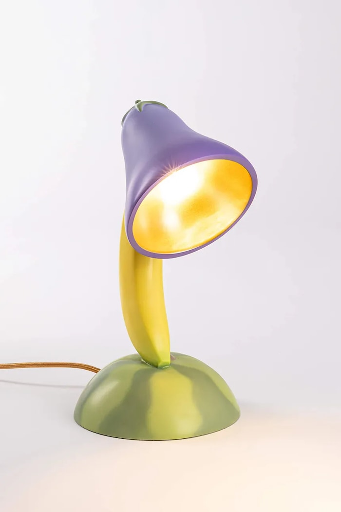 Dnevni boravak i spavaća soba Stolna lampa Seletti Vitamin Aubergine 15370. šarena