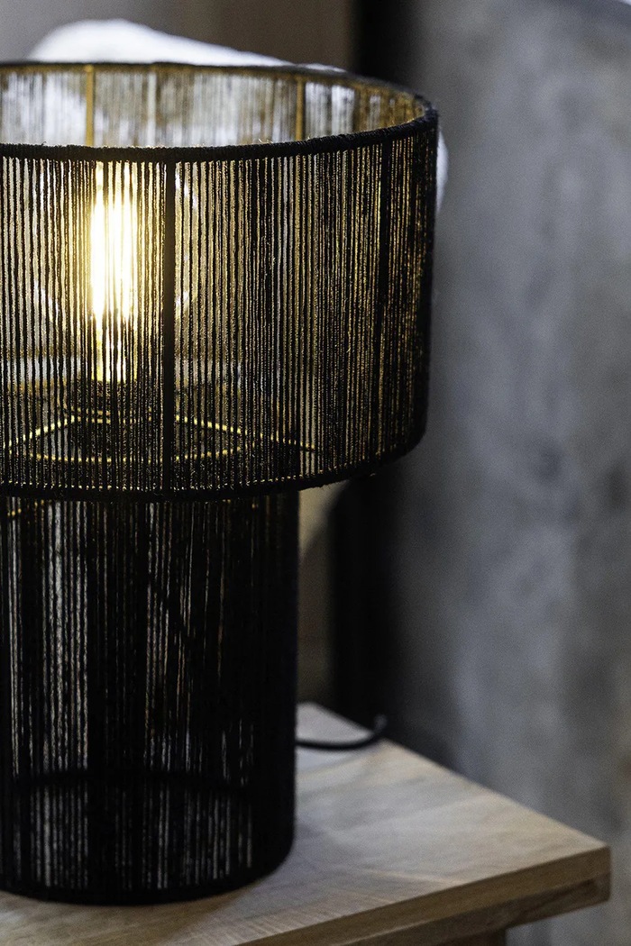 Stolna lampa Markslöjd Soga crna 108768