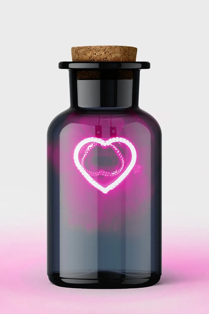 Bezdrátová LED lampa Luckies of London Love Potion vícebarevná SK.LIGHTPOT1