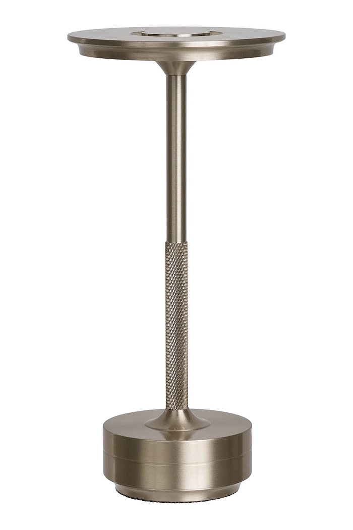 House Nordic Lampa stołowa bezprzewodowa led Lyneham szary 6405227