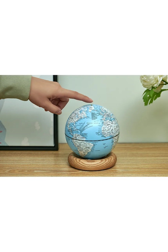 Διακόσμηση led Gingko Design Atlas Globe Mini λευκό G038M.AH