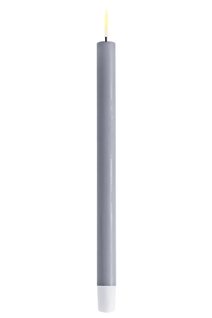 Set LED svijeća Deluxe Homeart 2,2 x 24 cm 2-pack plava RF.0303