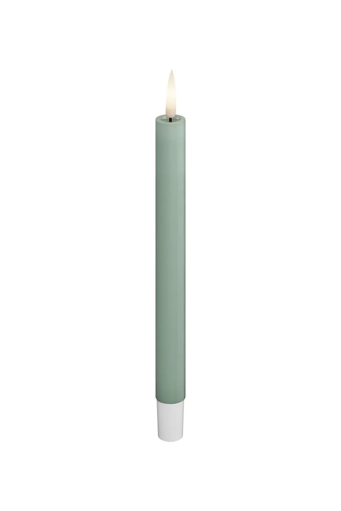 Deluxe Homeart Set de lumânări led 2,2 x 15 cm 2-pack verde RF.0316