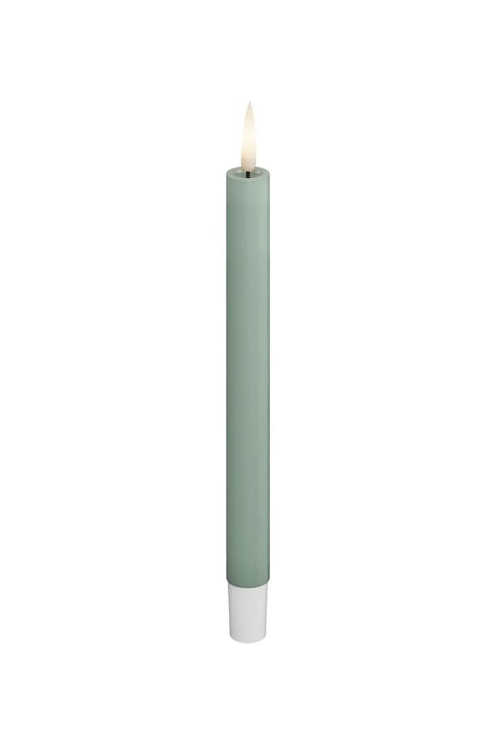 Deluxe Homeart Set de lumânări led 2,2 x 15 cm 2-pack verde RF.0316
