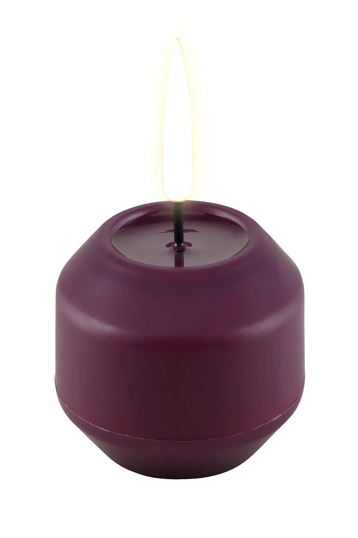 Deluxe Homeart set candele led 6,1 cm violetto RF.F.0003