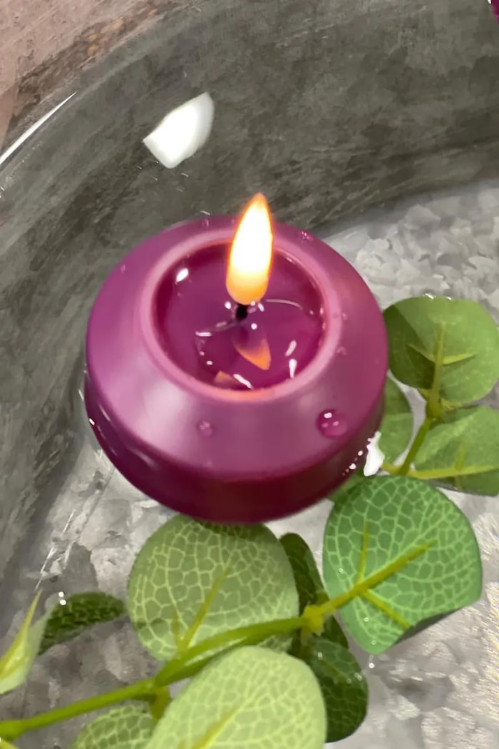 Deluxe Homeart set candele led 6,1 cm RF.F.0003 violetto AA00