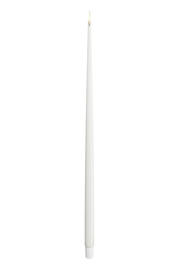 Deluxe Homeart zestaw świec led 2,2 x 38 cm 2-pack biały RF.K.0002