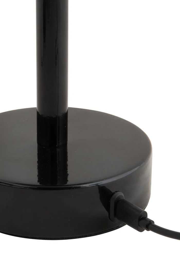 Bezdrátová stolní LED lampa Leitmotiv James černá LM2221BK