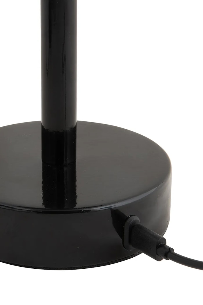 Bezdrátová stolní LED lampa Leitmotiv James černá LM2221BK