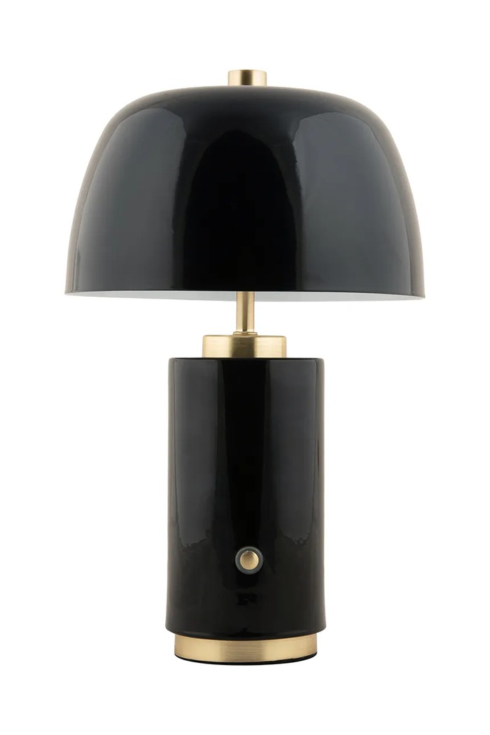Leitmotiv lampă de masă led fără fir Freya negru LM2225BK