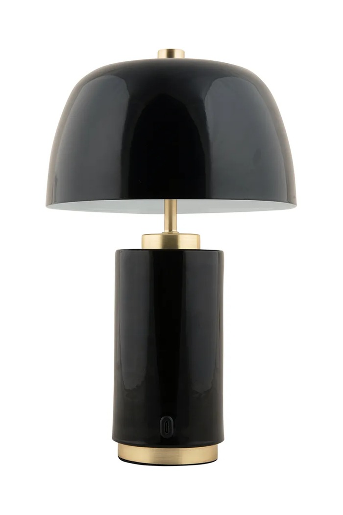 Leitmotiv lampă de masă led fără fir Freya LM2225BK negru AA00