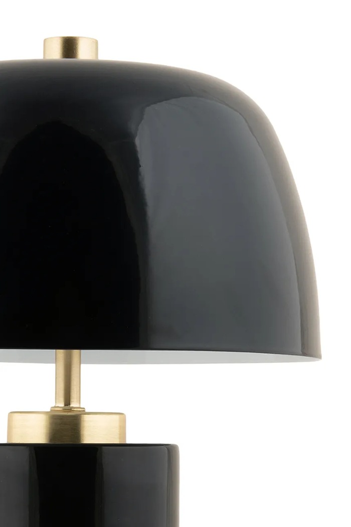 Living și dormitor Leitmotiv lampă de masă led fără fir Freya LM2225BK negru