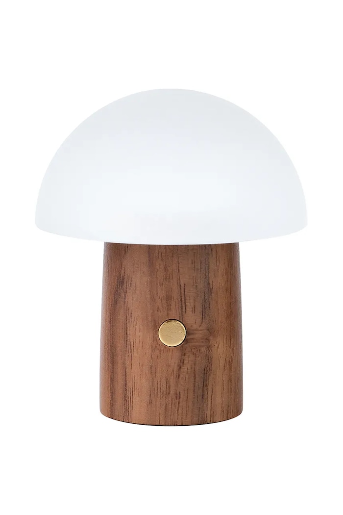 Bezdrátová LED lampa Gingko Design Super Mini Alice Mushroom hnědá G022S.WT