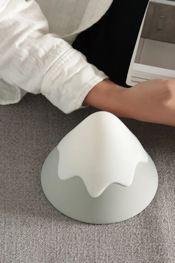 Helio Ferretti lumină de noapte led Mountain 122574 alb AA00