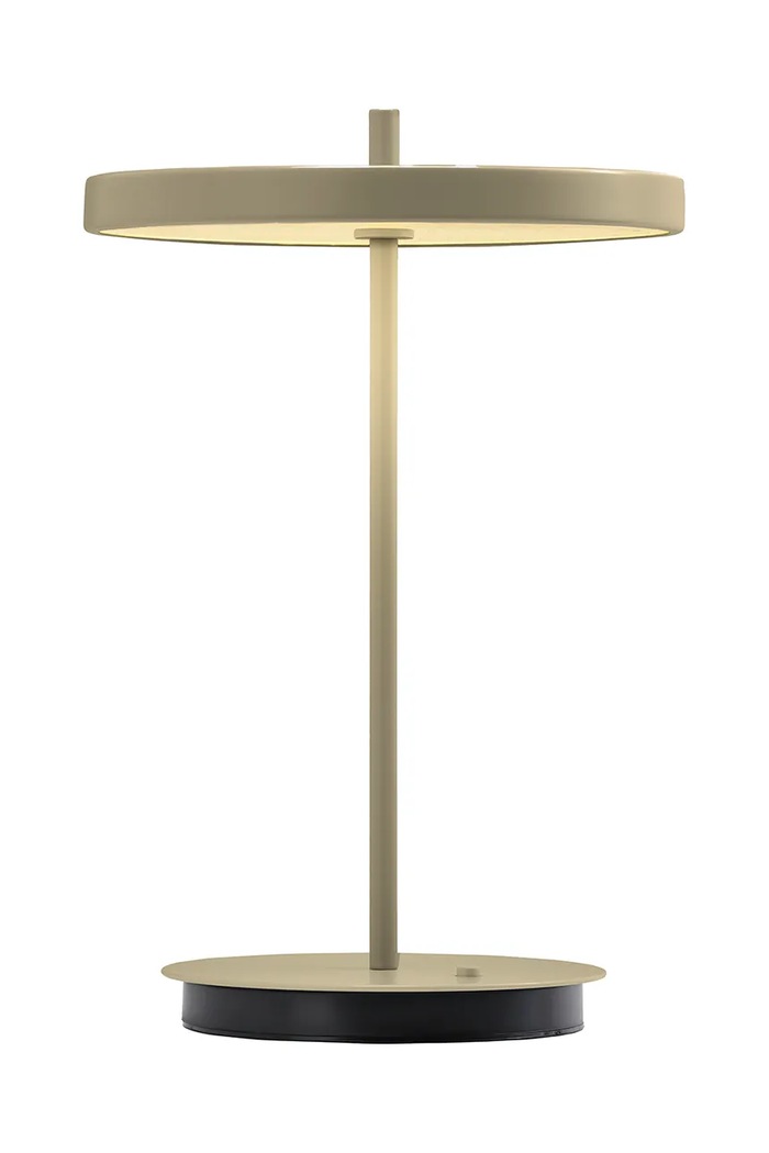 Salon i sypialnia Umage lampa stołowa bezprzewodowa led Asteria Move 2631 żółty