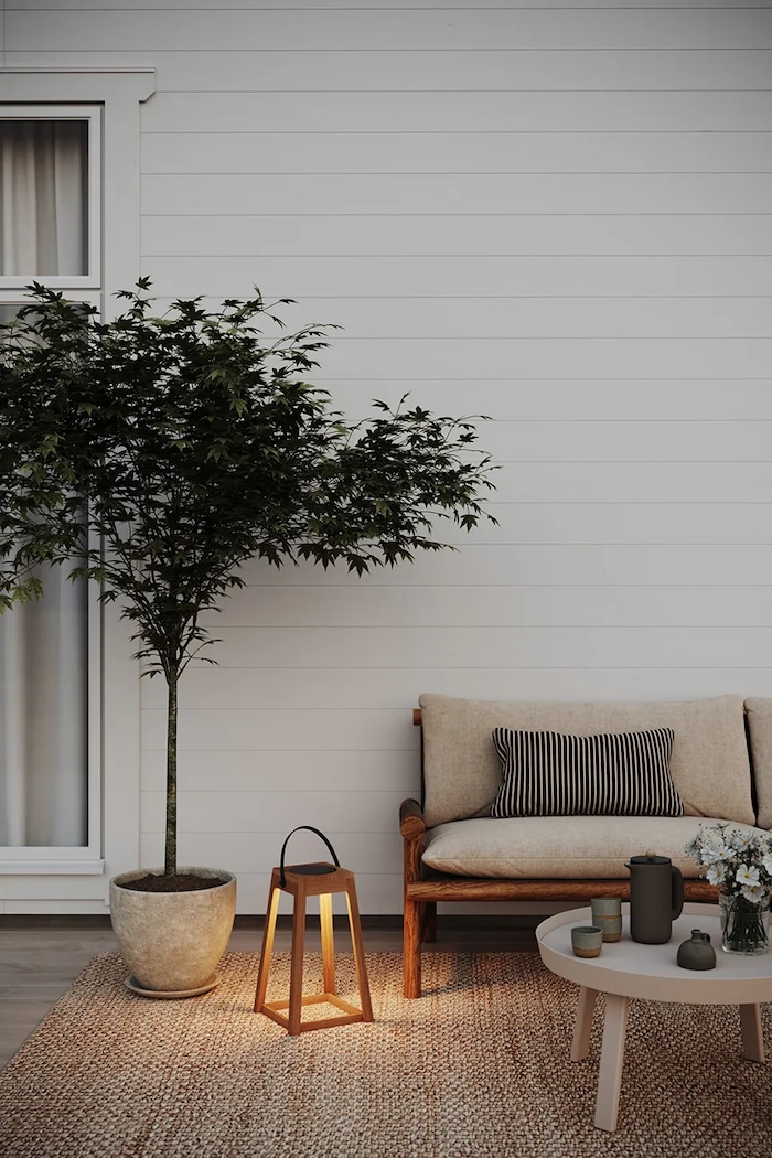 Obývací pokoj a ložnice Solární LED lampa Markslöjd Nordic 54 cm 108879 žlutá