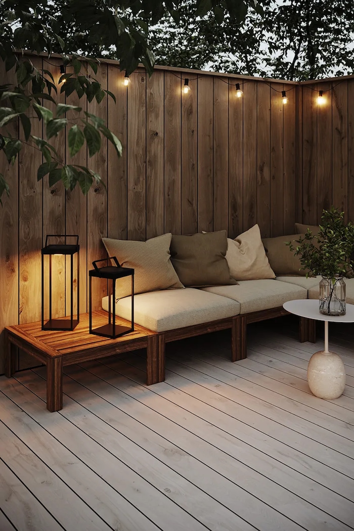 Dnevni boravak i spavaća soba Led solarna svjetiljka Markslöjd Pure 42 cm 108880 crna