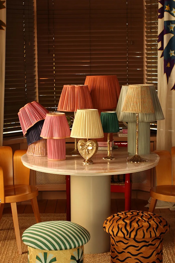 Salon i sypialnia Doing Goods abażur Kiara Lampshade Cotton 1.20.60.504.099.3 multicolor