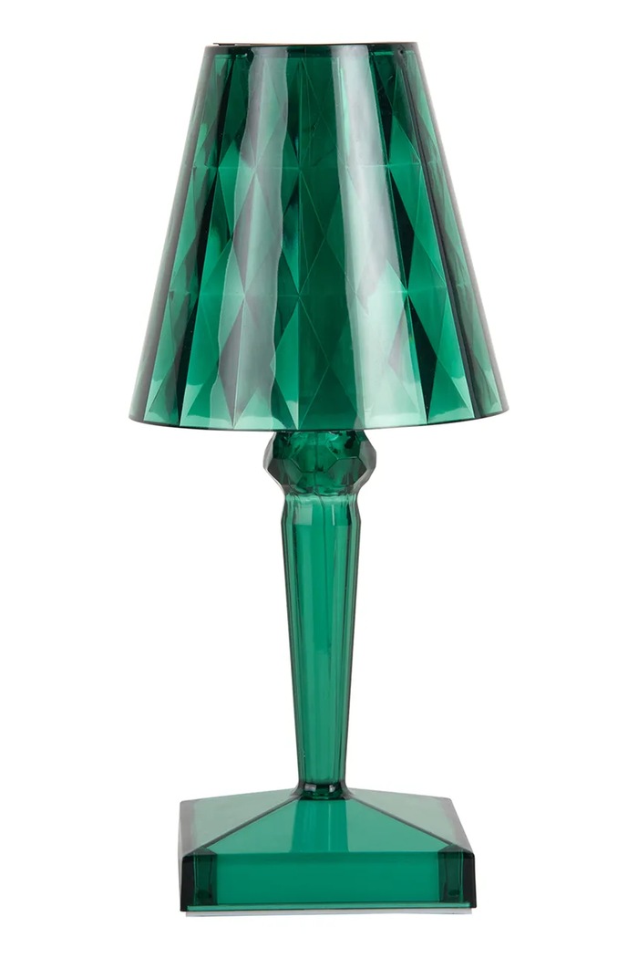 Leitmotiv lampa stołowa led Gem LM2262GR turkusowy AA00