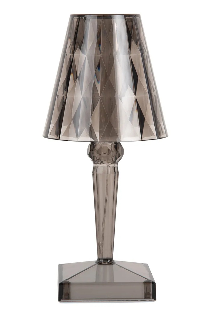 Led stolna lampa Leitmotiv Gem LM2262GY siva AA00