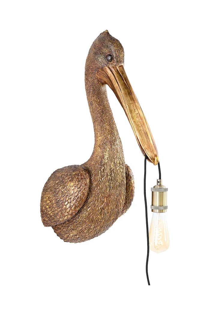 Nástenná lampa Light & Living Pelican 33 x 28 x 63 cm 3129118 hnedá AA00