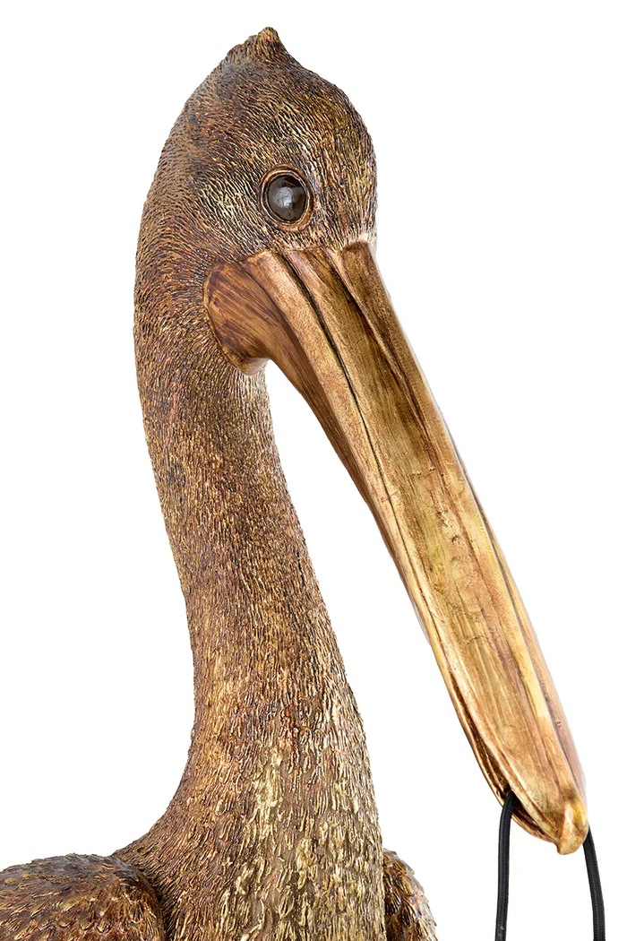 Obývacia izba a spálňa Nástenná lampa Light & Living Pelican 33 x 28 x 63 cm 3129118 hnedá