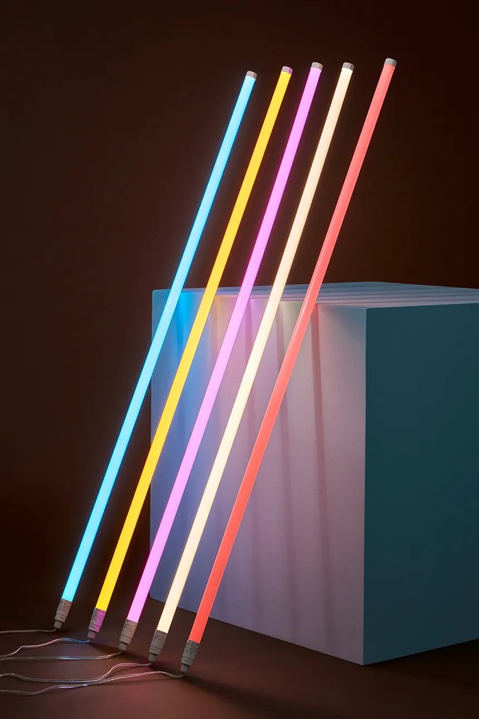 Doplnky Led lampa HAY Neon Tube 2,5 x 150 cm AB450.A996.AG17 béžová
