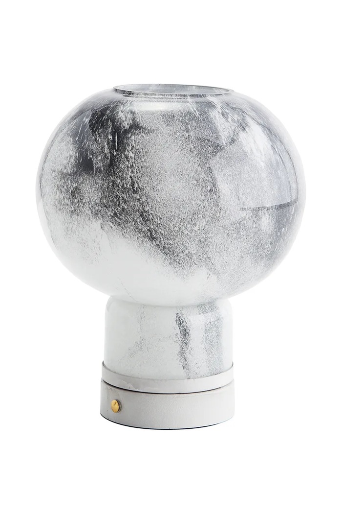 Безжична led настолна лампа Madam Stoltz 22 x 25 cm сив BS287.459.1G