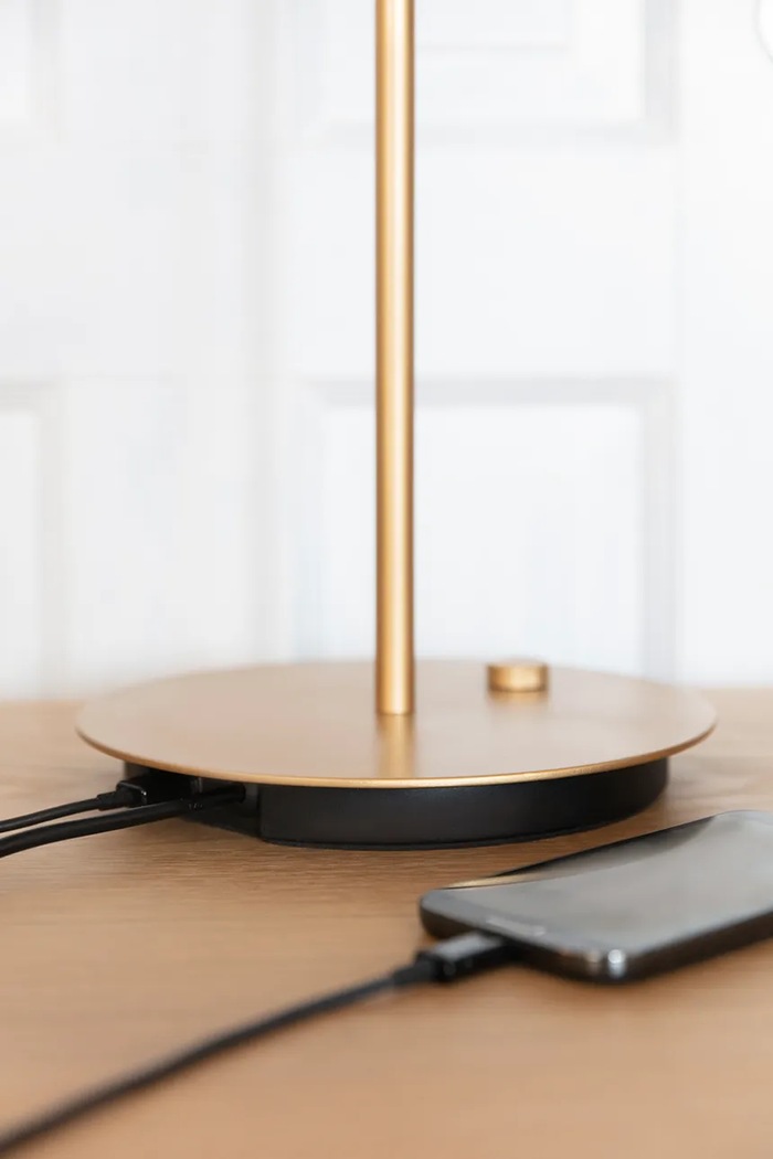 Led stolná lampa Umage Asteria Table 41 cm sivá 2434.Umage