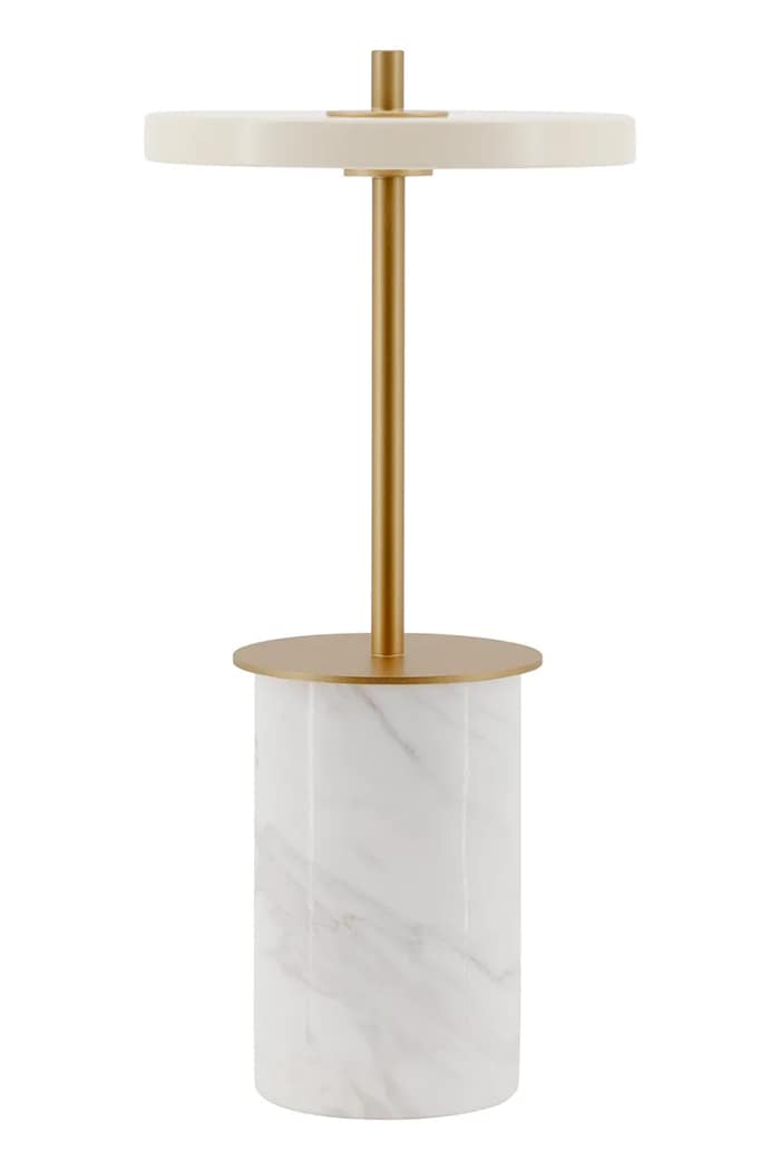 Umage Lampa stołowa bezprzewodowa led Asteria Move Mini 25,5 cm biały 2570.Umage