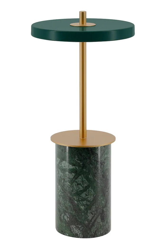 Bezdrôtová led stolná lampa Umage Asteria Move Mini 25,5 cm 2572.Umage tyrkysová AA00