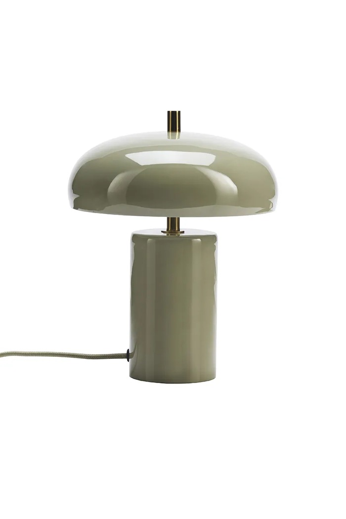 Stolná lampa Madam Stoltz 18 x 24 cm zelená L19304LG