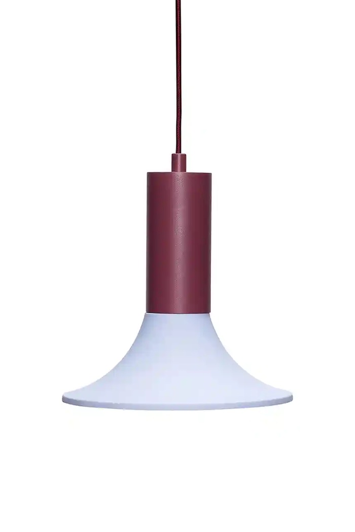 Závesná lampa Hübsch Luminary o 25 x h 24 cm, E27 modrá 962004