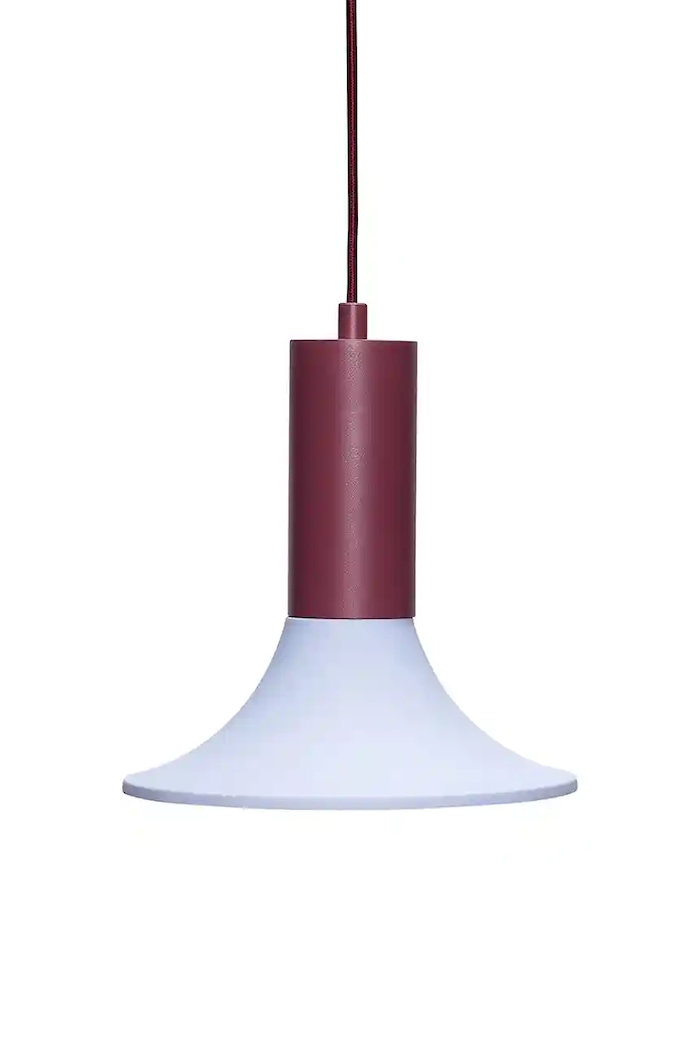 Závesná lampa Hübsch Luminary o 25 x h 24 cm, E27 modrá 962004