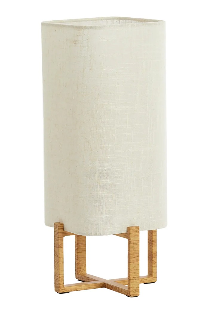 Obývací pokoj a ložnice Stolní lampa Light & Living 16,5 x 16,5 x 39 cm 1894184 bílá