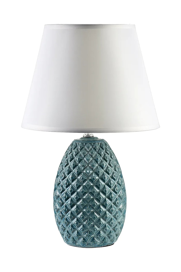 Namizna lučka Affek Design Leti 19 x 9,5 x 39 cm turkizna HTLA3680