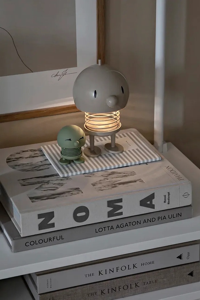 Hoptimist Lampa stołowa bezprzewodowa led L/10 x 15 cm 32944. beżowy AA00
