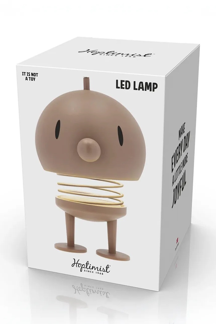 Lampă de masă led fără fir L/10 x 15 cm Hoptimist 34140.. maro