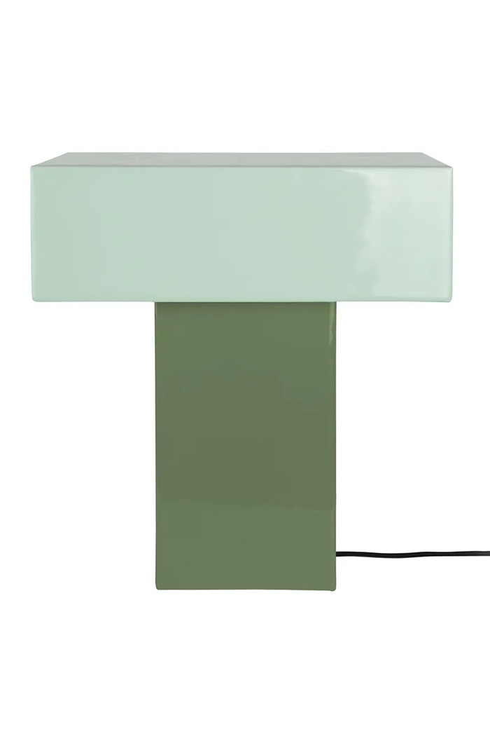 Stolná lampa Leitmotiv Grato Recto 35 x 15 cm. zelená LM2307GR