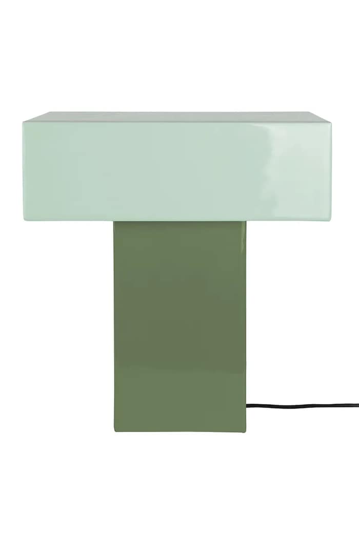 Stolná lampa Leitmotiv Grato Recto 35 x 15 cm. zelená LM2307GR