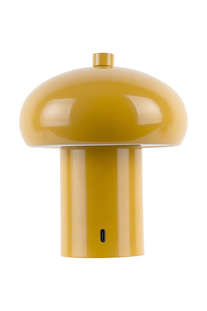 Bezdrátová stolní LED lampa Leitmotiv Retro Seta 12,5 x 15 cm LM2277YE žlutá AA00